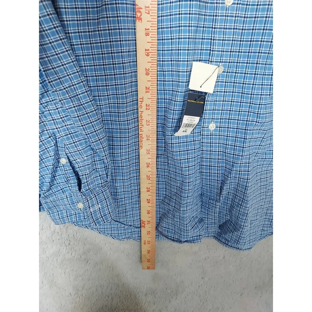 NEW Polo Ralph Lauren Shirt Mens XXL Flesh Pony Button Down Oxford Midweight 2XL